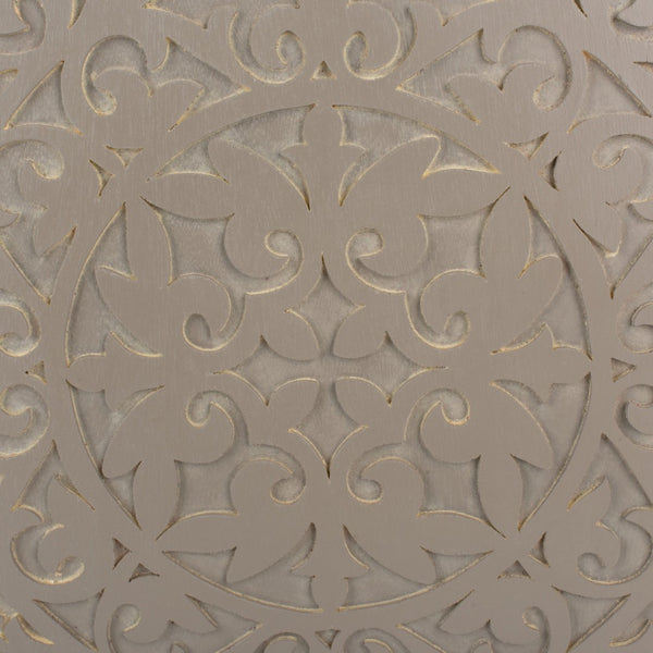 Safavieh Alexie Antique Grey 2-Door Chest With Carved Floral Design - Elegant Storage For Any Space CHS6604A