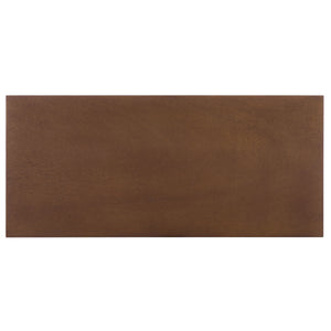Ernest Solid Wood 2-Drawer Chest With Open Shelf — Rustic Coastal Accent For Entryway & Bedroom