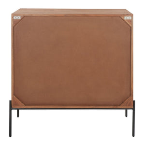 Safavieh Dowling 3-Drawer Chest - Elegant Mango Wood Storage Solution With Brass Accents For Modern Interiors CHS9002A