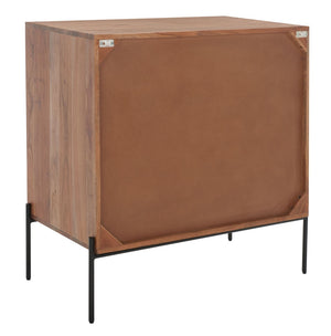 Safavieh Dowling 3-Drawer Chest - Elegant Mango Wood Storage Solution With Brass Accents For Modern Interiors CHS9002A