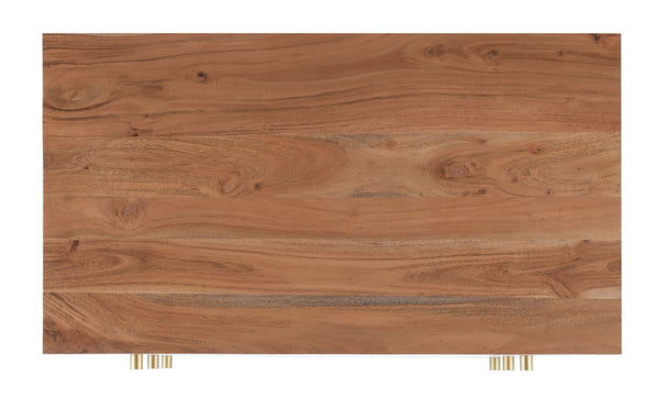 Safavieh Dowling 3-Drawer Chest - Elegant Mango Wood Storage Solution With Brass Accents For Modern Interiors CHS9002A
