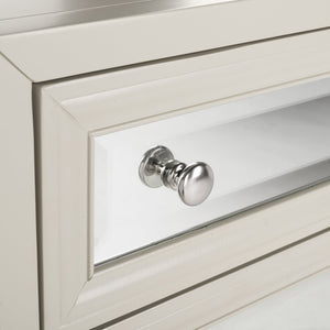 Safavieh Marlon 3-Drawer Chest - Chic Mirrored Accent For Stylish Storage In Bedrooms Or Living Spaces Grey CHS9202B