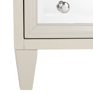 Safavieh Marlon 3-Drawer Chest - Chic Mirrored Accent For Stylish Storage In Bedrooms Or Living Spaces Grey CHS9202B