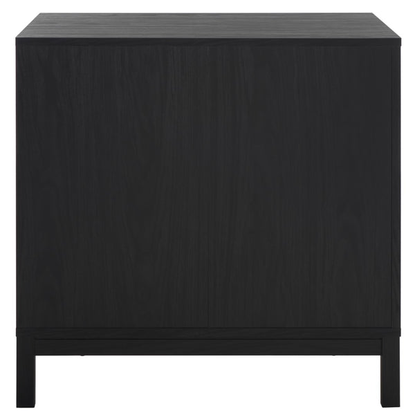 Safavieh Galio 3 Drawer Chest XII23 Black / Gold Particle Board, Mdf, Honeycomb,  Solid Wood, Iron CHS9600B