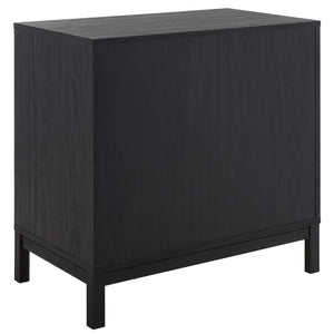 Safavieh Galio 3 Drawer Chest XII23 Black / Gold Particle Board, Mdf, Honeycomb,  Solid Wood, Iron CHS9600B