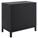 Safavieh Galio 3 Drawer Chest XII23 Black / Gold Particle Board, Mdf, Honeycomb,  Solid Wood, Iron CHS9600B