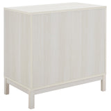 Safavieh Galio 3 Drawer Chest XII23 White / Gold Particle Board, Mdf, Honeycomb,  Solid Wood, Iron CHS9600C