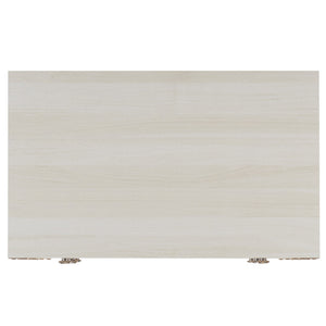 Safavieh Galio 3 Drawer Chest XII23 White / Gold Particle Board, Mdf, Honeycomb,  Solid Wood, Iron CHS9600C