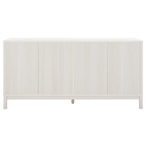 Safavieh Galio 6 Drawer Chest XII23 White / Gold Particle Board, Mdf, Honeycomb,  Solid Wood, Iron CHS9601C-2BX