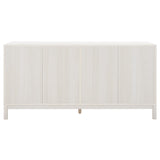 Safavieh Galio 6 Drawer Chest XII23 White / Gold Particle Board, Mdf, Honeycomb,  Solid Wood, Iron CHS9601C-2BX