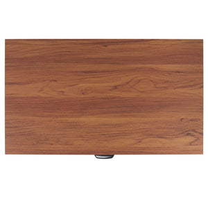 Safavieh Irelia Elegant Three-Drawer Chest With Rattan Mesh And Metal Pulls For Stylish Storage Solutions Walnut CHS9602A