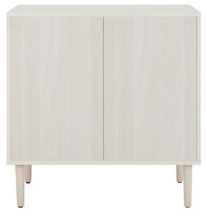 Safavieh Irelia Elegant Three-Drawer Chest With Rattan Mesh And Metal Pulls For Stylish Storage Solutions Bleached White / Natural Rattan / Gold Handle CHS9602C