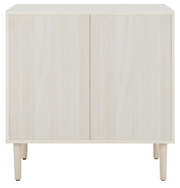 Safavieh Irelia Elegant Three-Drawer Chest With Rattan Mesh And Metal Pulls For Stylish Storage Solutions Bleached White / Natural Rattan / Gold Handle CHS9602C