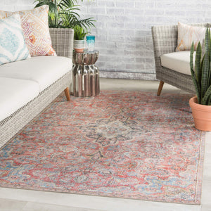 Jaipur Living Jaipur Living Chateau Flatweave Polyester Rug Vintage Medallion Boho Indoor Outdoor 5' x 7'6" RUG146190