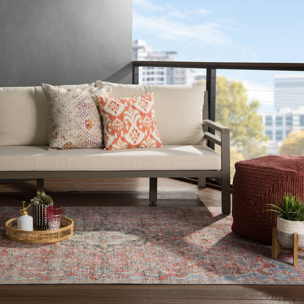 Jaipur Living Jaipur Living Chateau Flatweave Polyester Rug Vintage Medallion Boho Indoor Outdoor 5' x 7'6" RUG146190