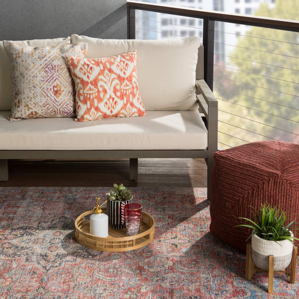 Jaipur Living Jaipur Living Chateau Flatweave Polyester Rug Vintage Medallion Boho Indoor Outdoor 5' x 7'6" RUG146190