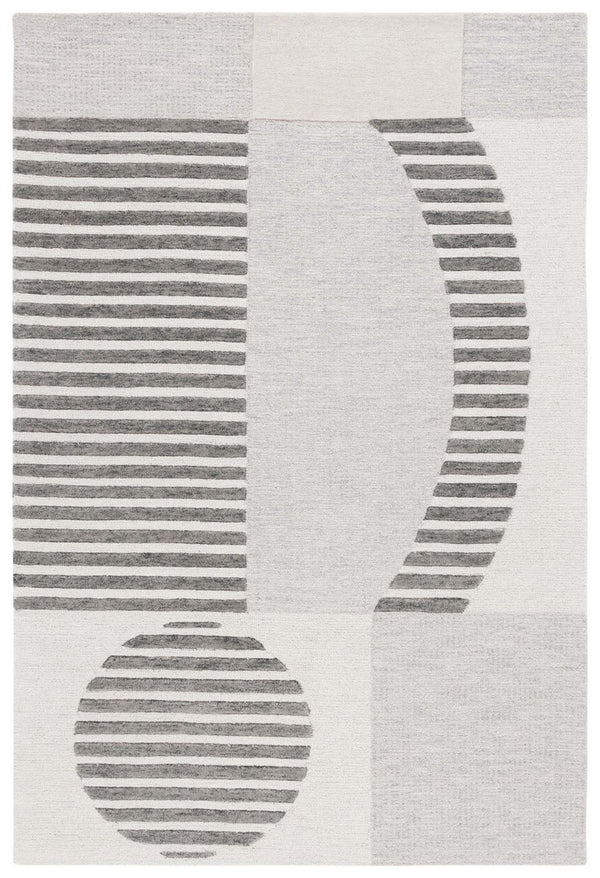 Safavieh Chatham 203 Hand Tufted Contemporary Rug Grey / Dark Grey 8' x 10'