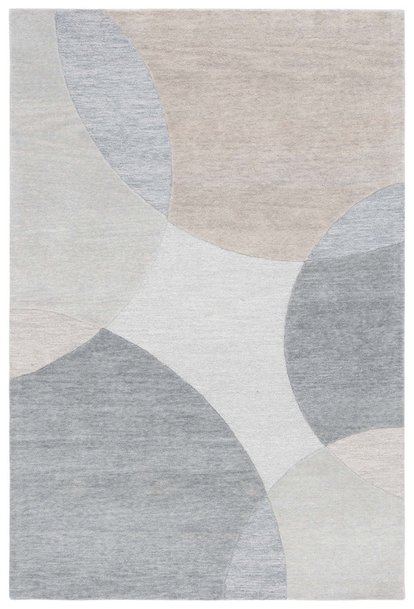 Safavieh Chatham 204 Hand Tufted 80% Wool 20% Cotton Contemporary Rug Ivory / Grey CHT204F-6SQ