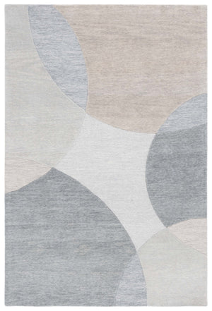 Safavieh Chatham 204 Hand Tufted Contemporary Rug Ivory / Grey 5' x 8'