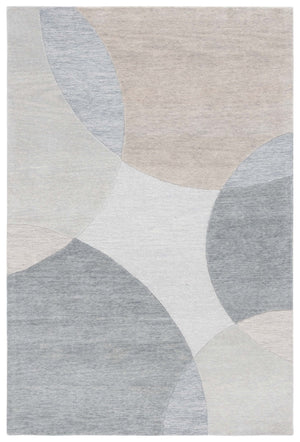 Safavieh Chatham 204 Hand Tufted Contemporary Rug Ivory / Grey 8' x 10'