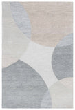 Safavieh Chatham 204 Hand Tufted 80% Wool 20% Cotton Contemporary Rug Ivory / Grey CHT204F-6SQ