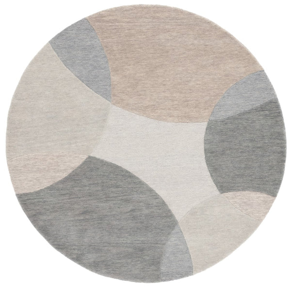Safavieh Chatham 204 Hand Tufted Contemporary Rug Ivory / Grey 6' x 9'