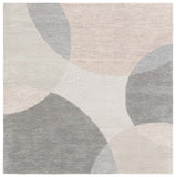 Safavieh Chatham 204 Hand Tufted 80% Wool 20% Cotton Contemporary Rug Ivory / Grey CHT204F-6SQ