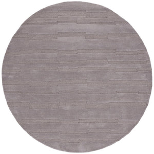 Safavieh Chatham 301 Hand Tufted Solid/Tonal Rug Grey 6' x 6' Round