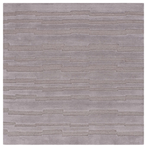 Safavieh Chatham 301 Hand Tufted Solid/Tonal Rug Grey 6' x 6' Square