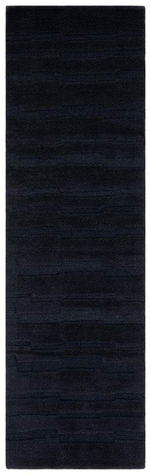 Safavieh Chatham 301 Hand Tufted Solid/Tonal Rug Black 2'-3" x 8'