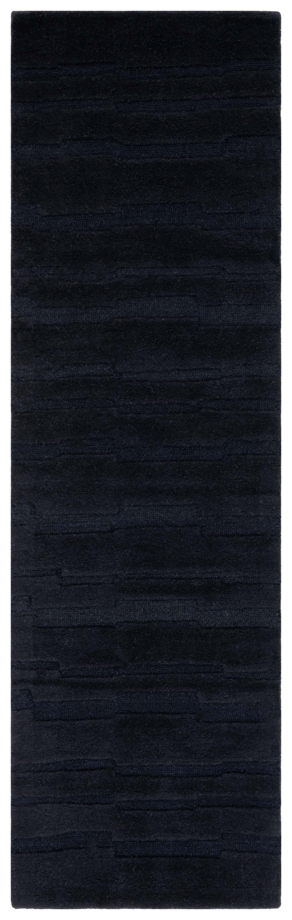 Safavieh Chatham 301 Hand Tufted Solid/Tonal Rug Black 2'-3" x 8'