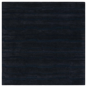 Safavieh Chatham 301 Hand Tufted Solid/Tonal Rug Black 6' x 6' Square