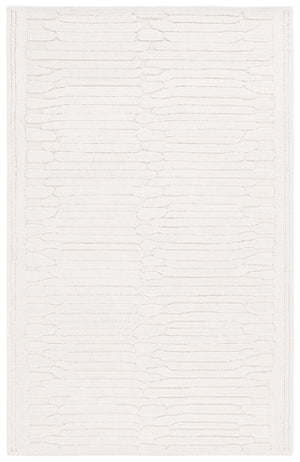 Safavieh Chatham 302 Hand Tufted Solid/Tonal Rug Ivory 5' x 8'