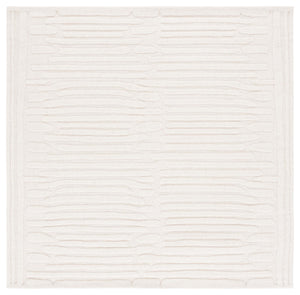 Safavieh Chatham 302 Hand Tufted Solid/Tonal Rug Ivory 6' x 6' Square