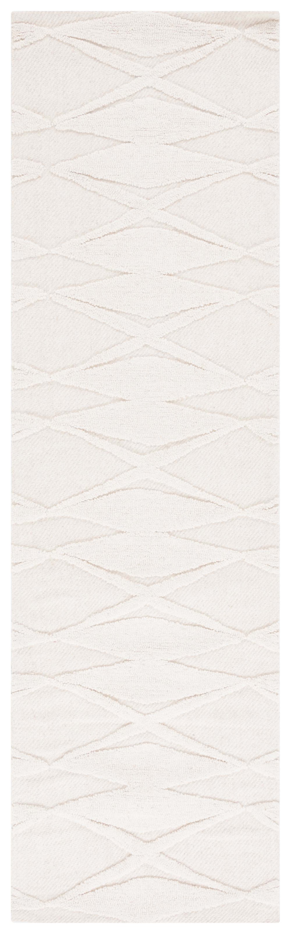 Safavieh Chatham 303 Hand Tufted Solid/Tonal Rug Ivory 2'-3" x 8'
