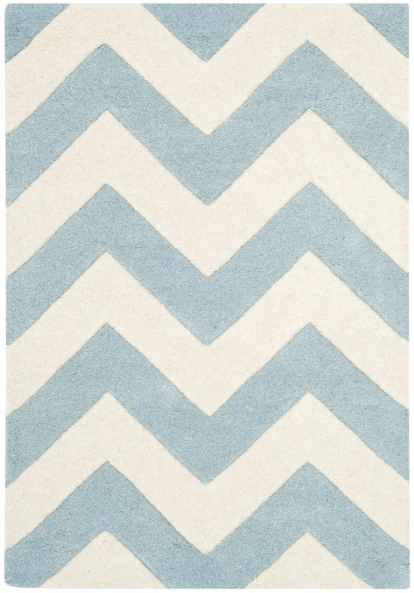 Safavieh Cht715 Hand Tufted  Rug Blue / Ivory CHT715B-2