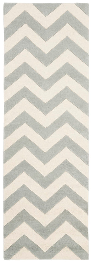 Safavieh Cht715 Hand Tufted  Rug Grey / Ivory CHT715E-27