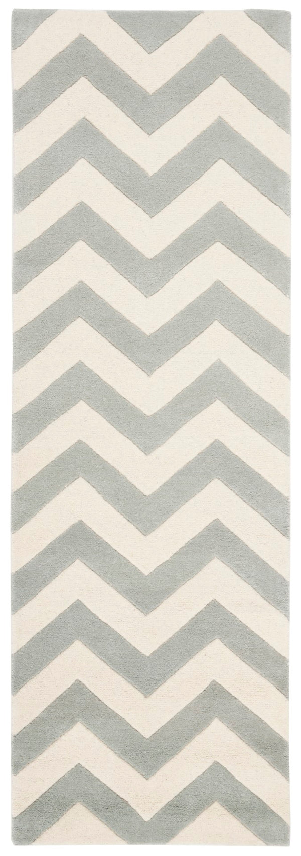 Safavieh Cht715 Hand Tufted  Rug Grey / Ivory CHT715E-27