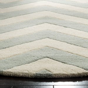 Safavieh Cht715 Hand Tufted  Rug Grey / Ivory CHT715E-5R