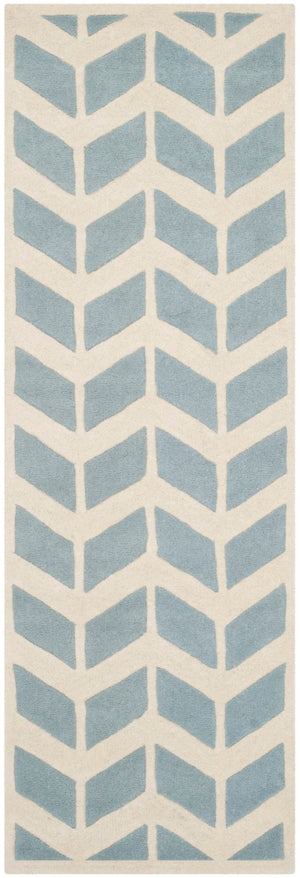 Safavieh Chatham 746 Hand Tufted  Rug Blue / Ivory CHT746B-27