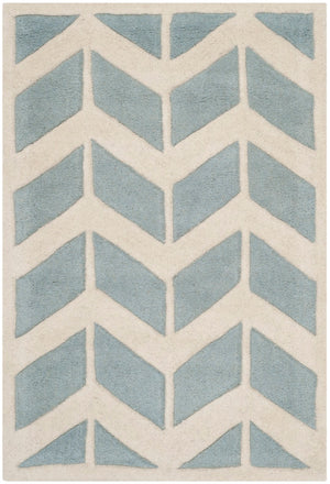 Safavieh Chatham 746 Hand Tufted  Rug Blue / Ivory CHT746B-2