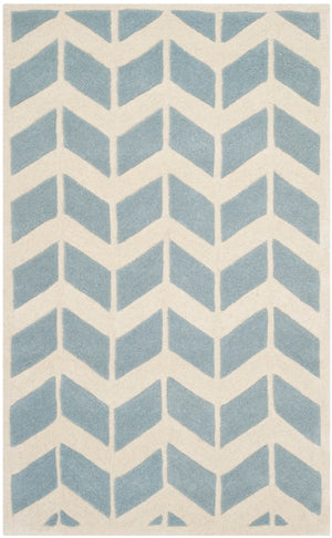 Safavieh Chatham 746 Hand Tufted  Rug Blue / Ivory CHT746B-3