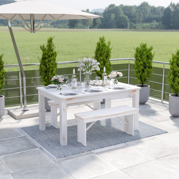 English Elm Abbott 5' x 7' Stylish Handwoven Indoor/Outdoor Area Rug in Grey - Durable, Easy Care, Allergen Resistant CI-20-9397-57-BL-GG