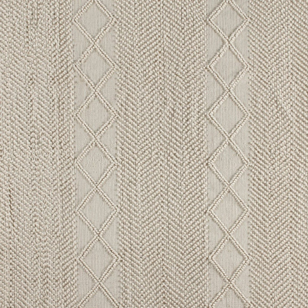 English Elm Melissa 8' x 10' Handwoven Area Rug - Modern Ivory Geometric Design for Comfort & Style in Any Room CI-20-9450A-810-CR-GG