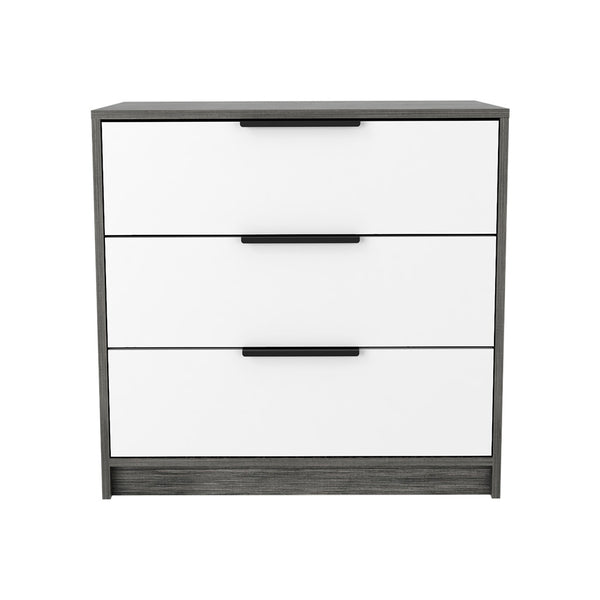 English Elm Kaia Three-Drawer Dresser with Spacious Top and Modern Two-Tone Finish, 27.5" Wide Accent Piece Multicolor 31.5 L x 21.3 W x 11 H B07092022