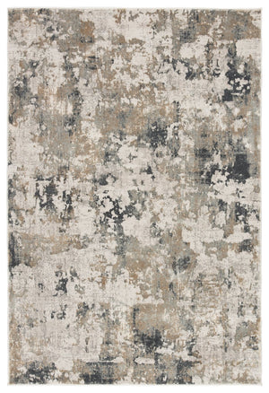 Jaipur Living Cirque Lynne Ciq01 Powerloomed Machinemade 55% Viscose 45% Polyester Abstract Abstract Indoor Rug Taupe, Slate 55% Viscose 45% Polyester Rug139814