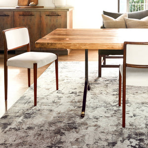 Jaipur Living Cirque Lynne Ciq01 Powerloomed Machinemade 55% Viscose 45% Polyester Abstract Abstract Indoor Rug Taupe, Slate 55% Viscose 45% Polyester Rug139814