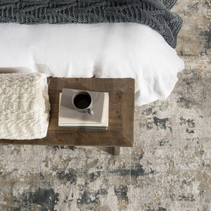 Jaipur Living Cirque Lynne Ciq01 Powerloomed Machinemade 55% Viscose 45% Polyester Abstract Abstract Indoor Rug Taupe, Slate 55% Viscose 45% Polyester Rug139814