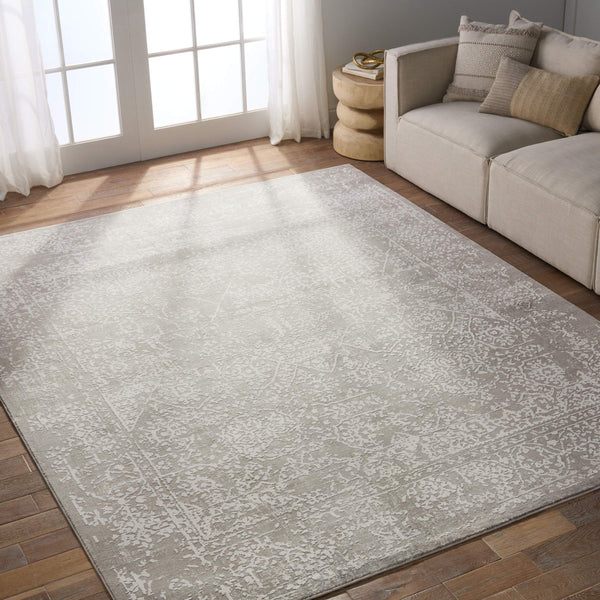 Jaipur Living Jaipur Living Lianna Abstract Medallion Area Rug Vintage Distressed Viscose Blend RUG141863