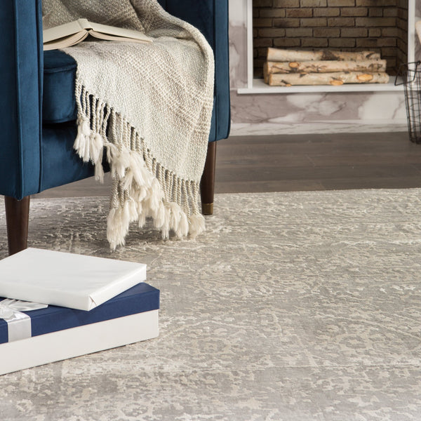 Jaipur Living Jaipur Living Lianna Abstract Medallion Area Rug Vintage Distressed Viscose Blend RUG141863